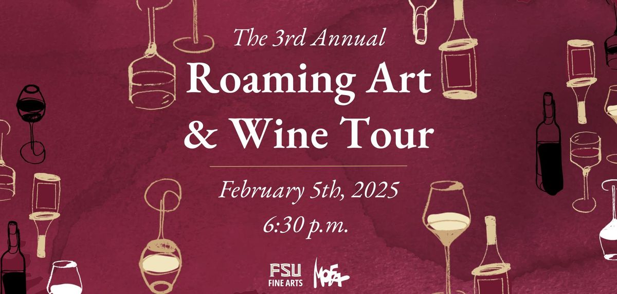 3rd Annual Roaming Art & Wine Tour