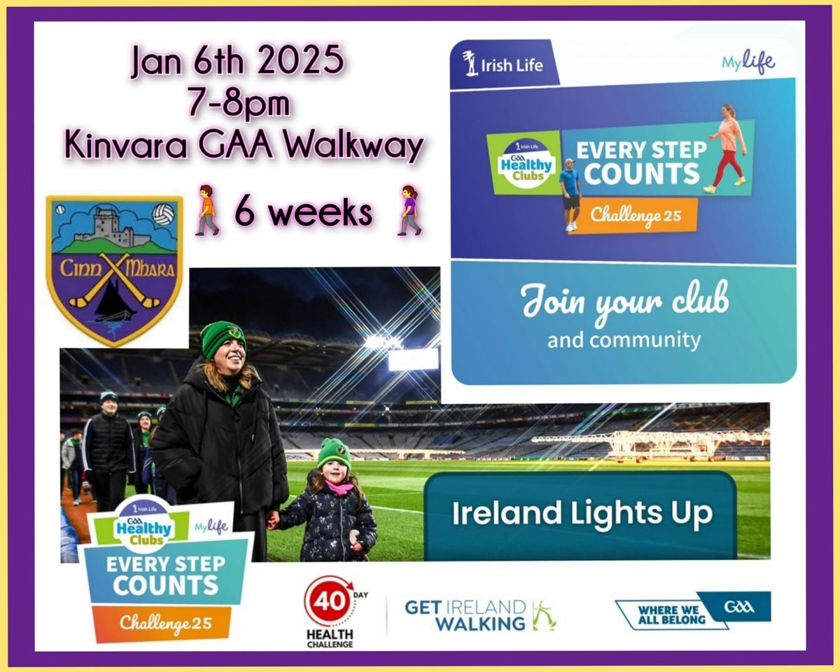 GAA Healthy Clubs - Ireland Lights Up