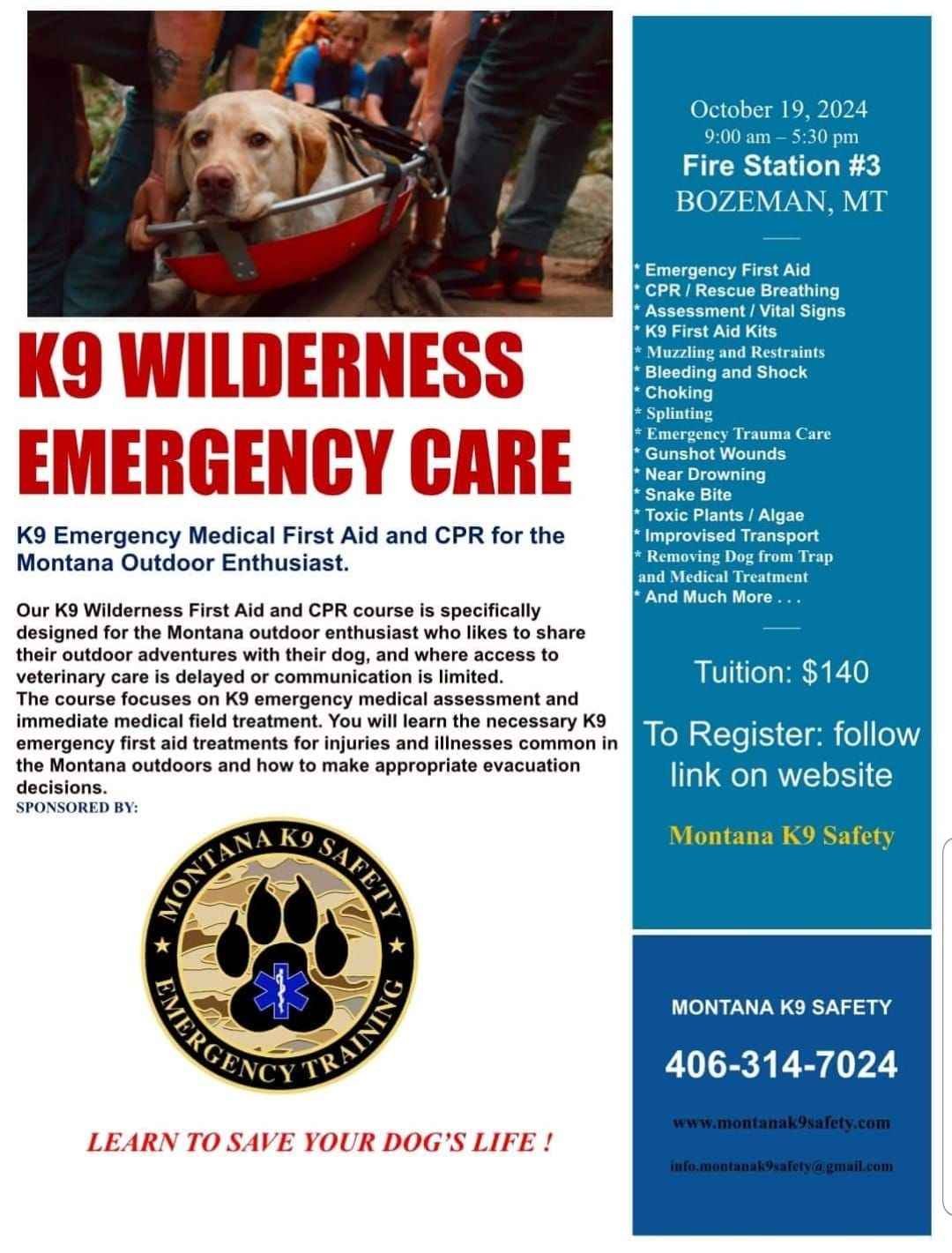 K9 Wilderness Emergency 