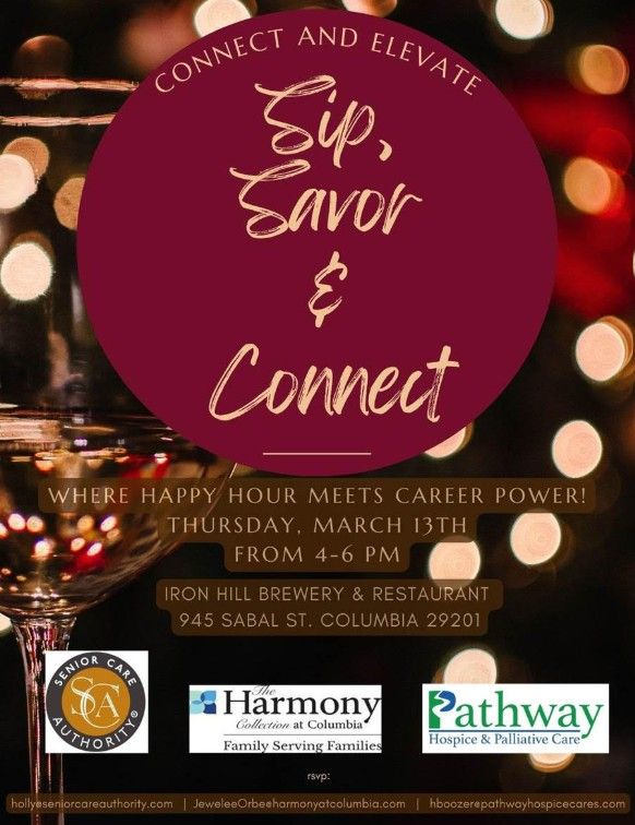 Sip Savor and Connect - Where Happy Hour Meets Career Power!