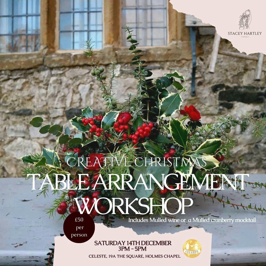 Christmas table arrangement workshop