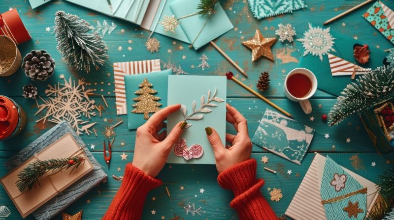 Handmade with Love, Holiday Cards - Art Meets Poetry