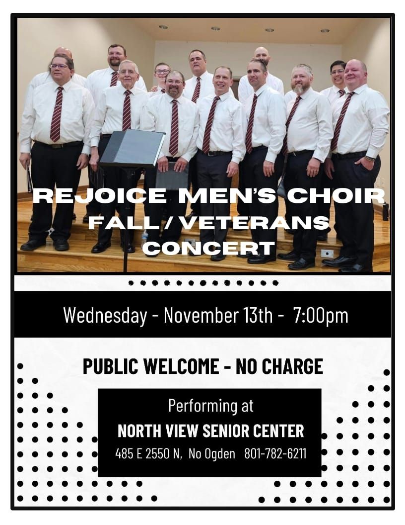 Rejoice Men's Choir Fall 2024 Performance