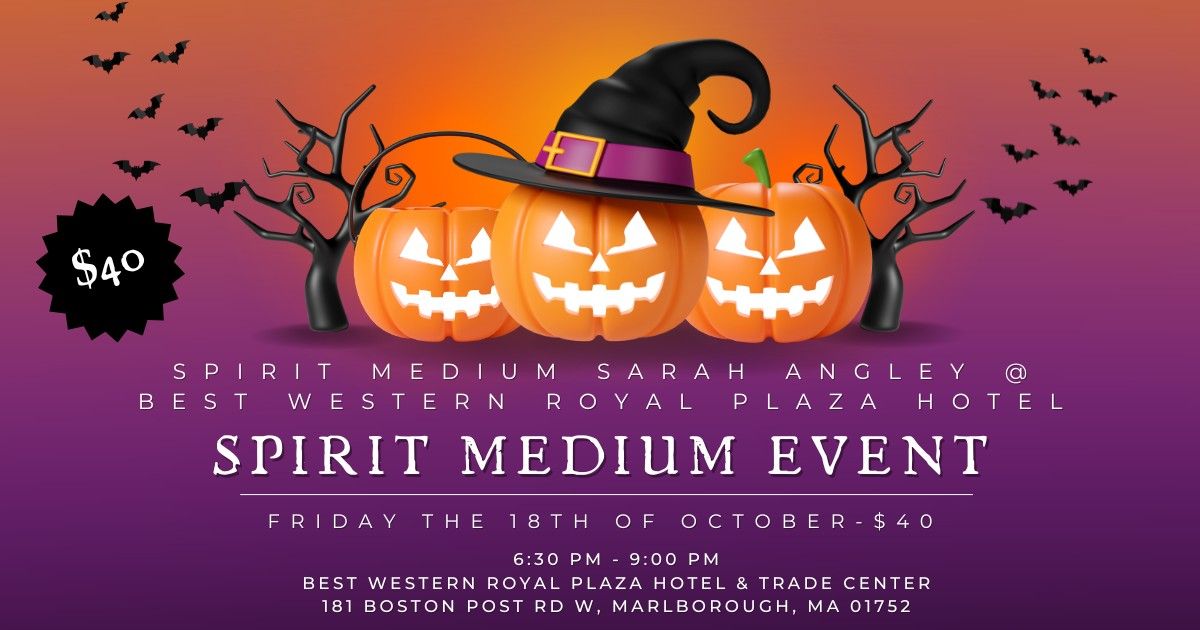 Spirit Medium Event at Best Western Royal Plaza Hotel & Trade Center