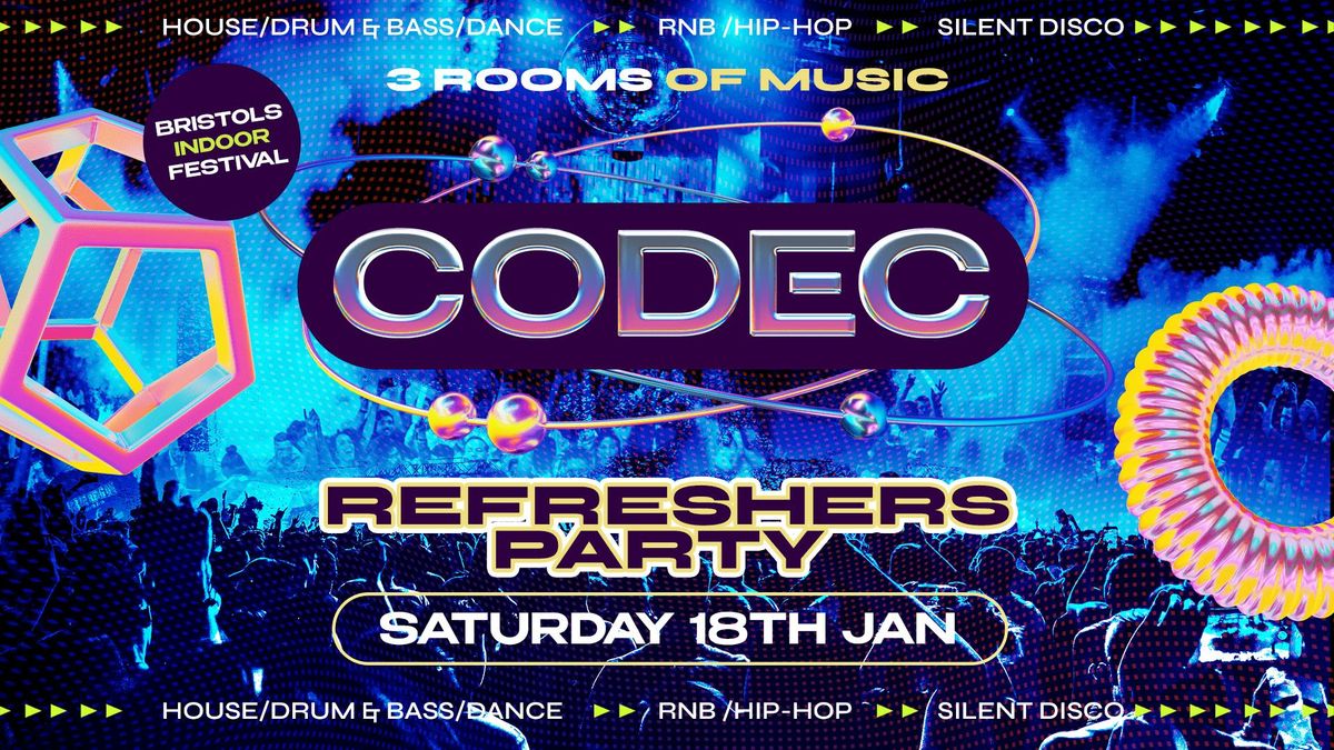 CODEC Saturdays REFRESHERS - Saturday 18th January