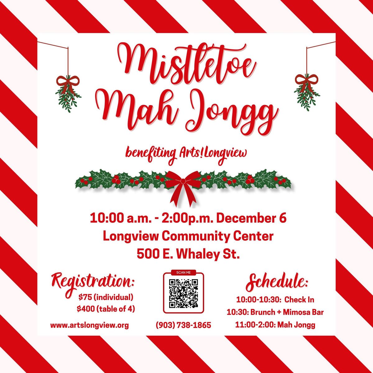 Mistletoe Mah Jongg