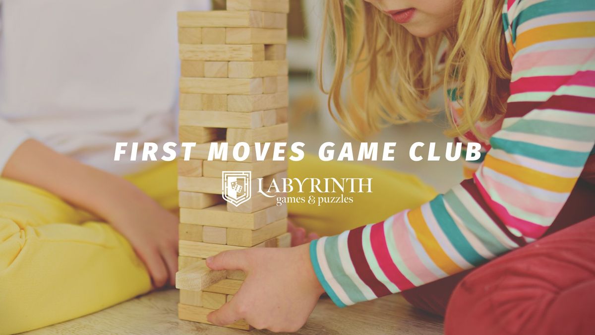 First Moves Game Club (Drop Off Ages 3-5 for 1 Hour)