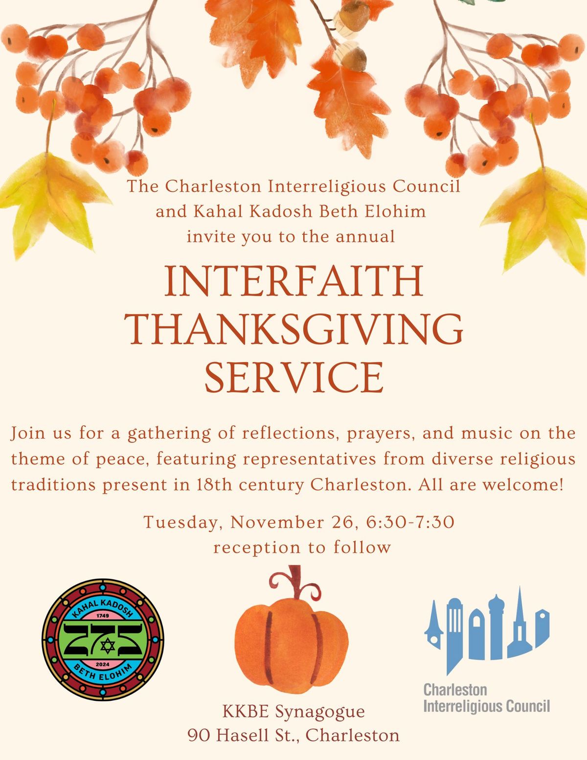 Interfaith Thanksgiving Service