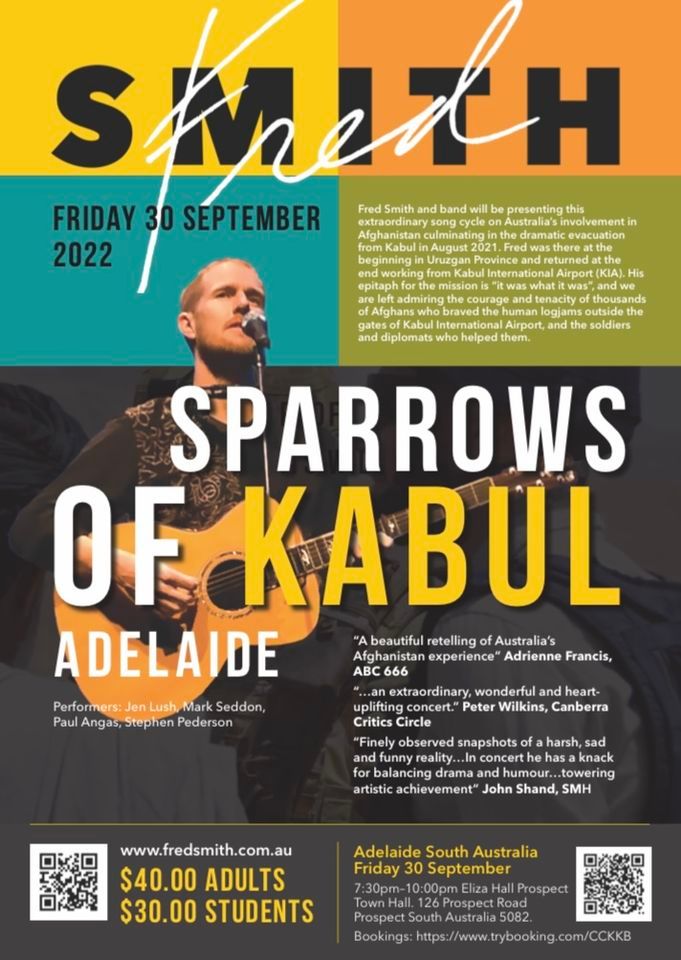 Fred Smith - Sparrows of Kabul (Adelaide) 