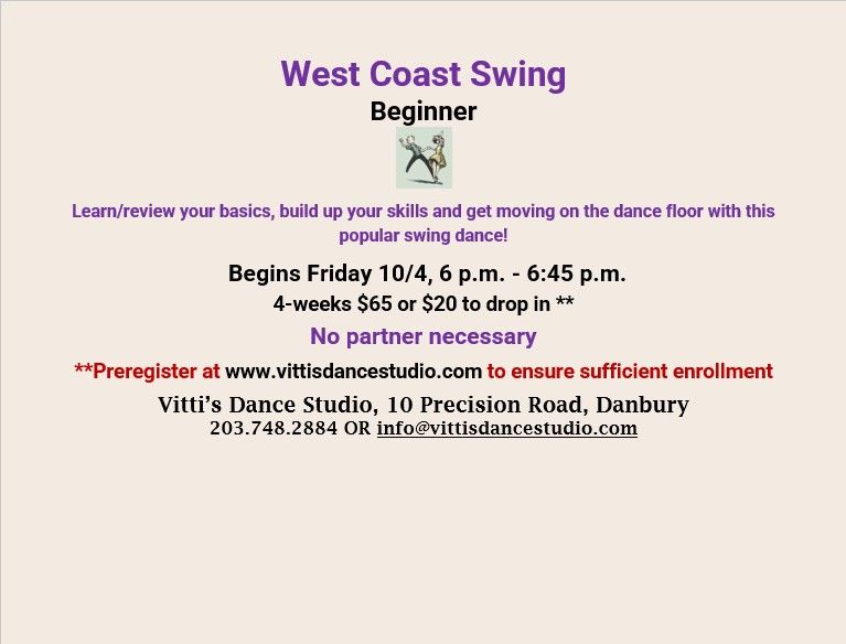 West Coast Swing - Beginner