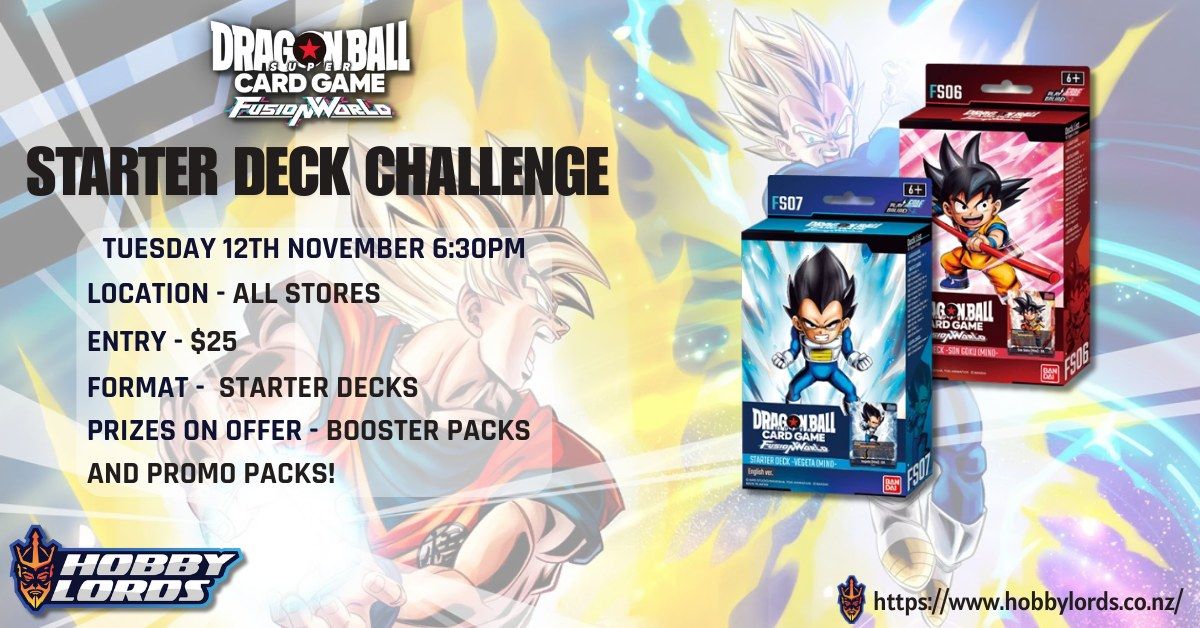 Dragon Ball Super: Fusion World - Starter Deck Challenge!