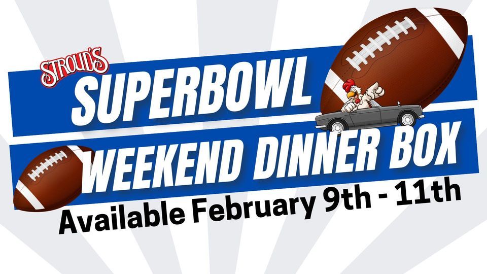 Super Bowl Weekend Carryout Boxes