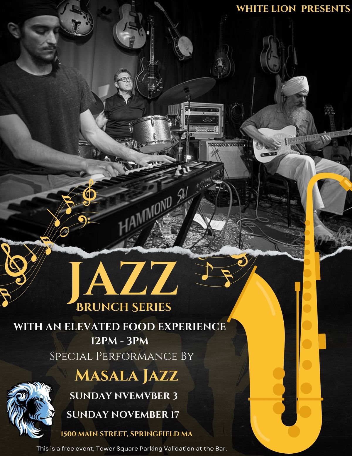 November: Brunch Jazz Series with Masala Jazz