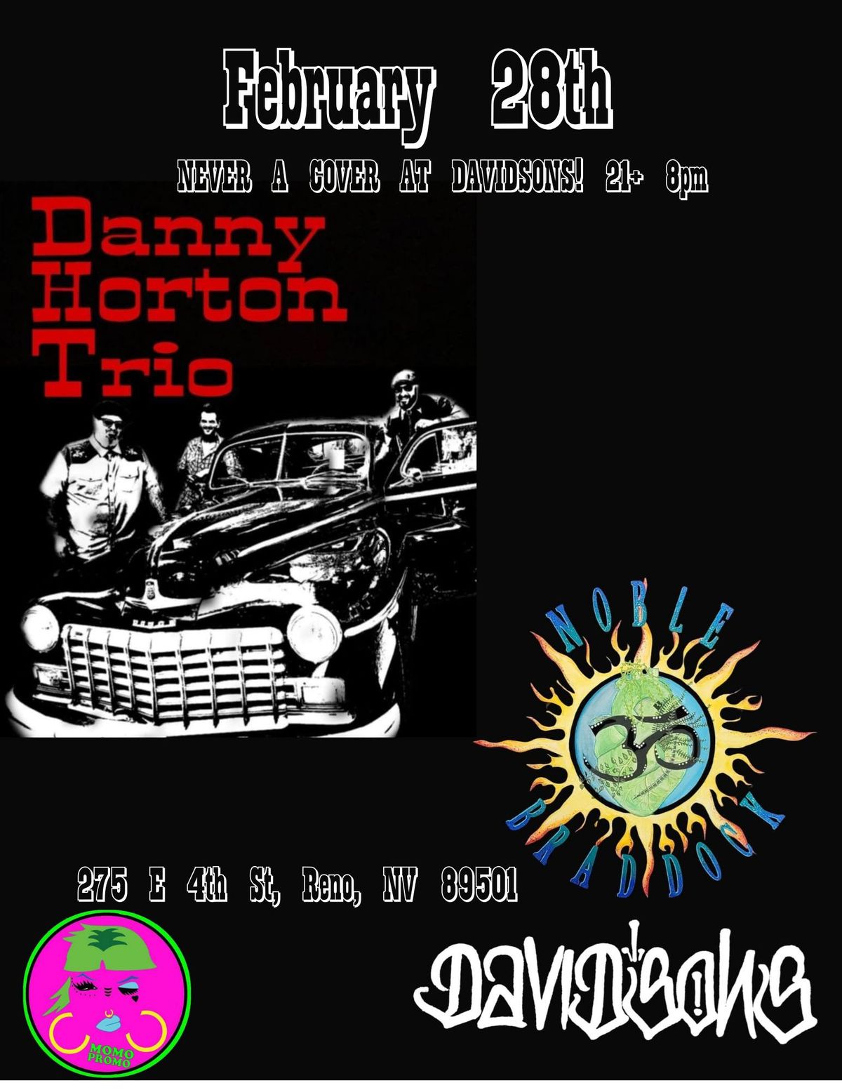 Danny Horton Trio \/ Noble Braddock