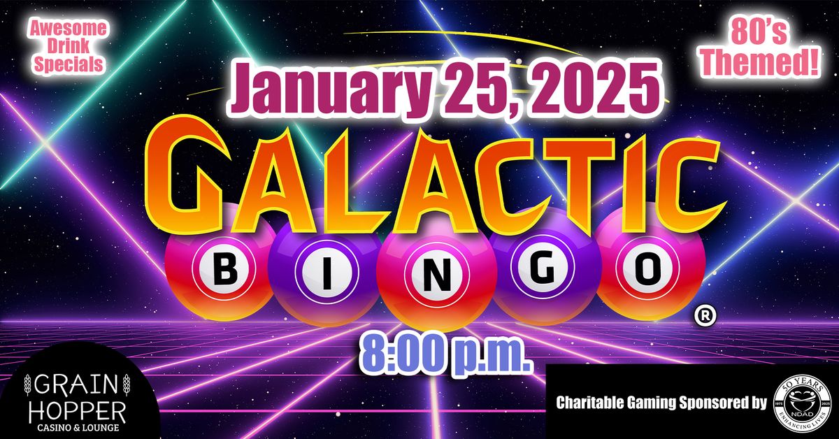 80's Themed Galactic Bingo @ Grain Hopper