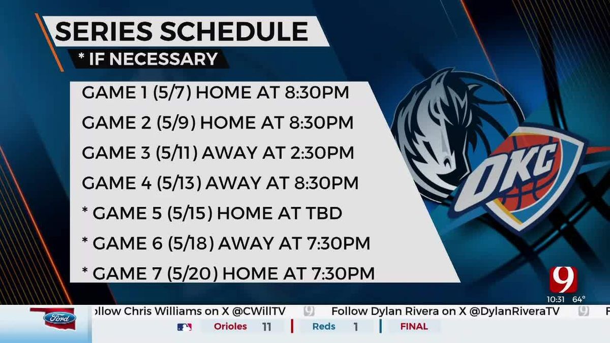 Western Conference Finals: TBD at Oklahoma City Thunder (Home Game 1)