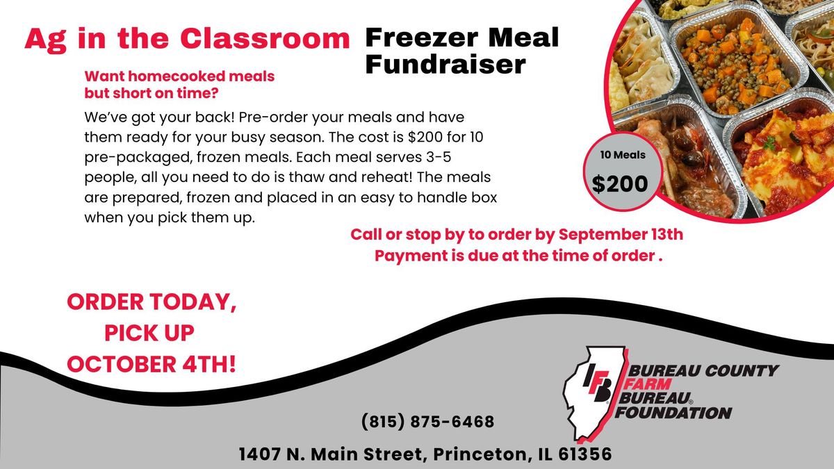 Fall Meal Fundraiser