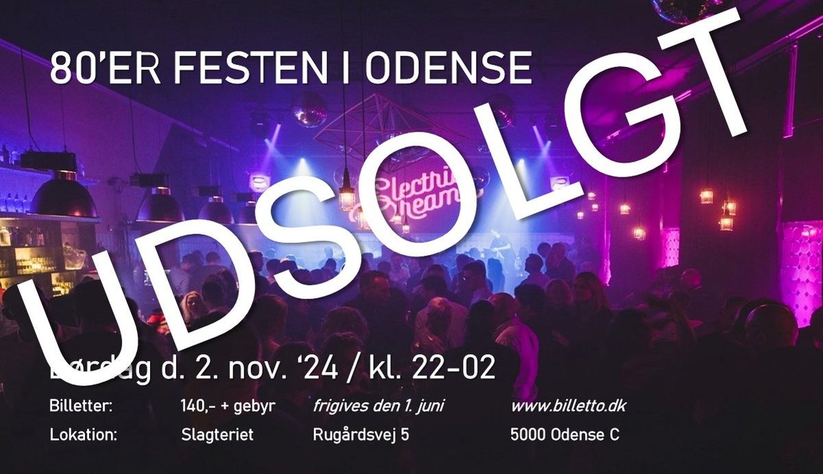 80'er Festen i Odense - November 2024 