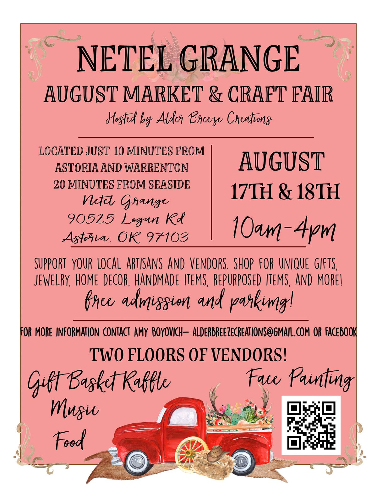 Netel Grange August Market and Craft Fair 