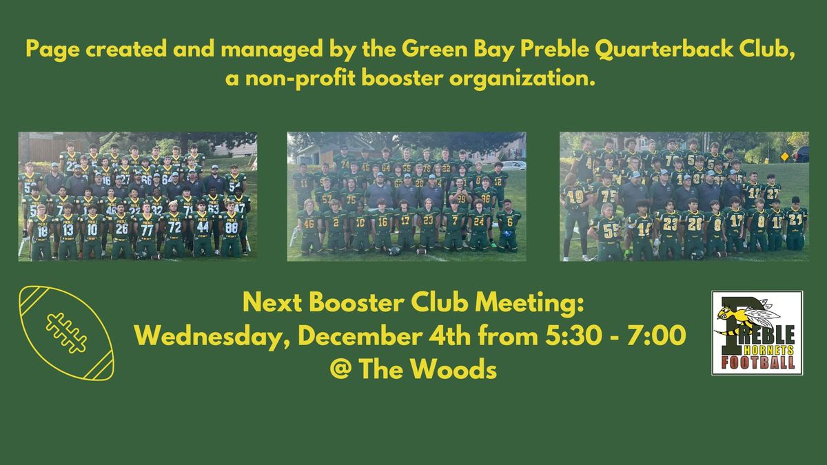 Booster Club Meeting