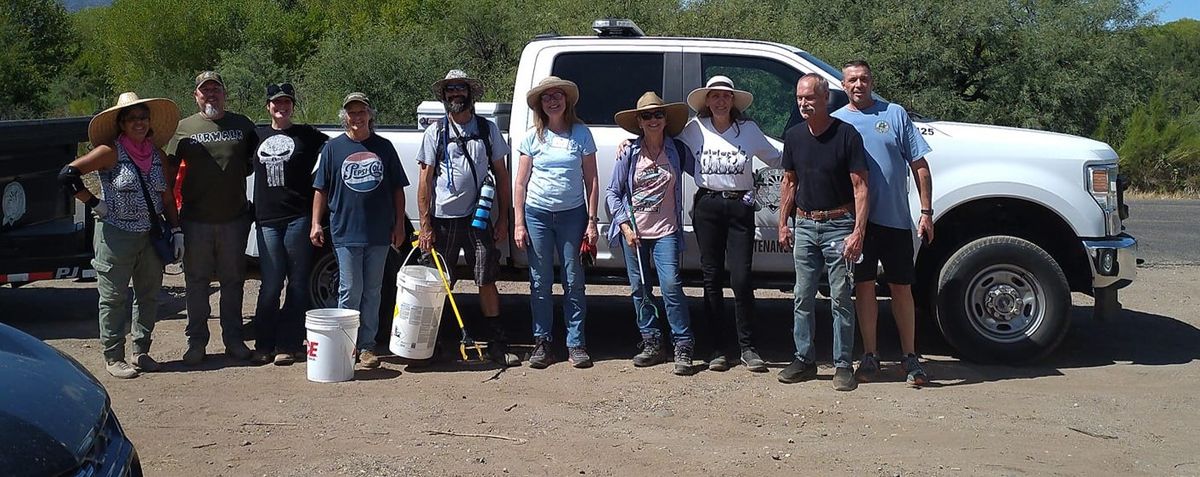 Creek Cleanup Session