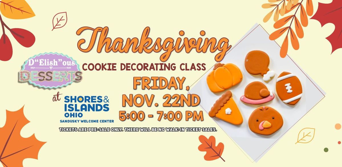 Thanksgiving Cookie Decorating Class