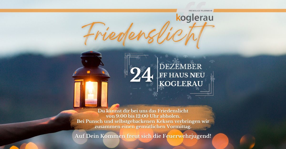 Friedenslicht der FF Koglerau