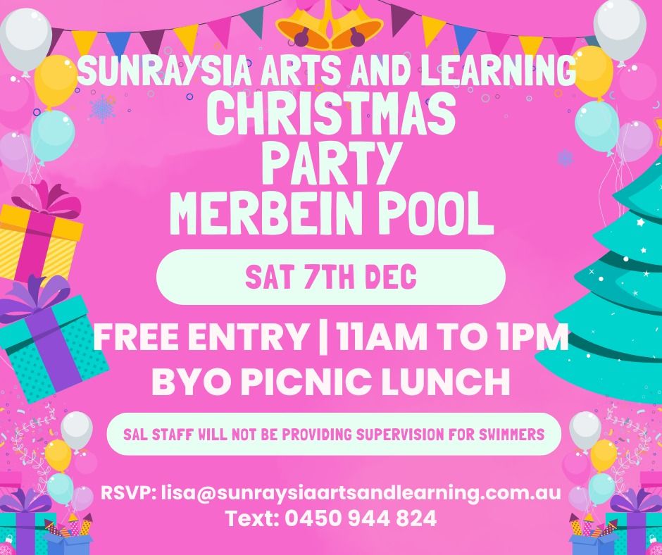 Sunraysia Arts and Learning Christmas Party