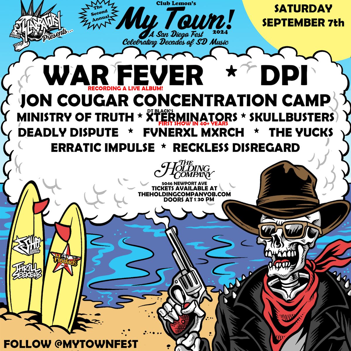 MY TOWN San Diego (Day 1) - War Fever, DPI, JCCC, Ministry of Truth & more!