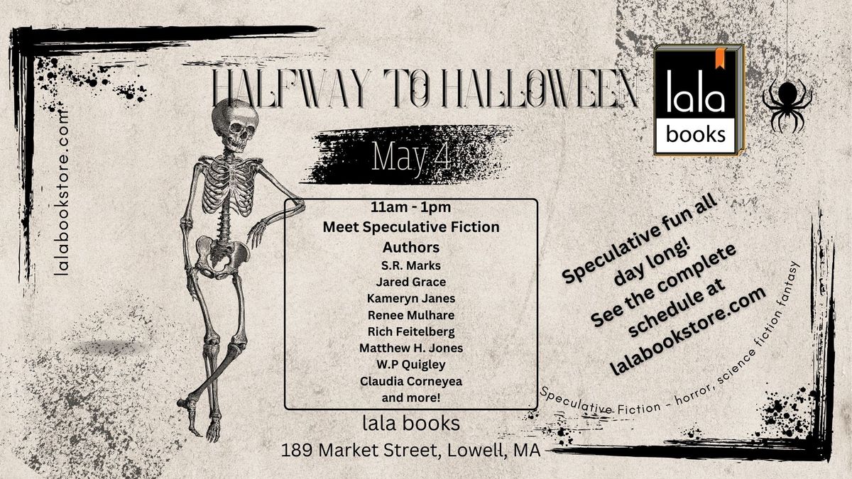 Halfway to Halloween - Meet Speculative Fiction Authors