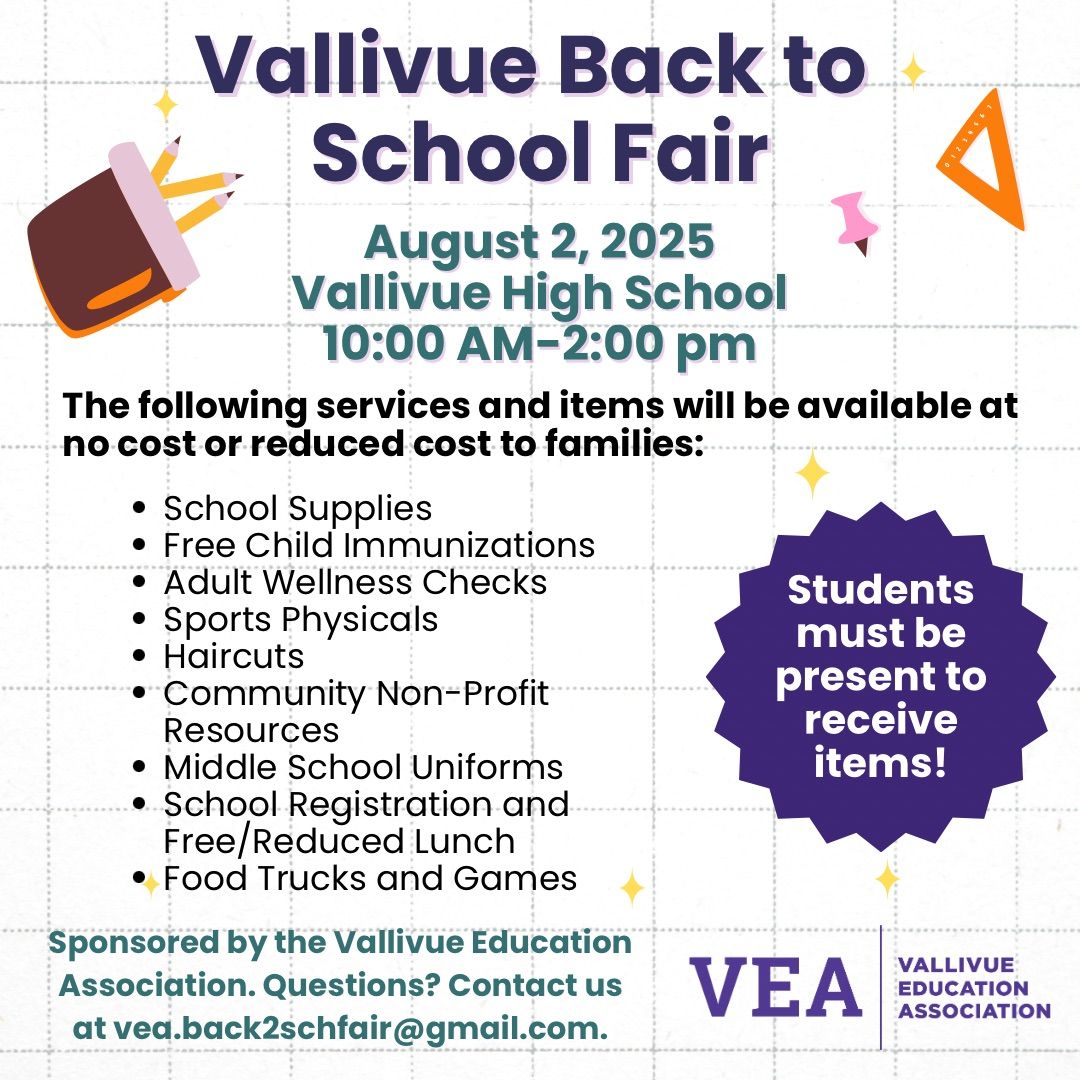 2025 VEA Back to School Fair