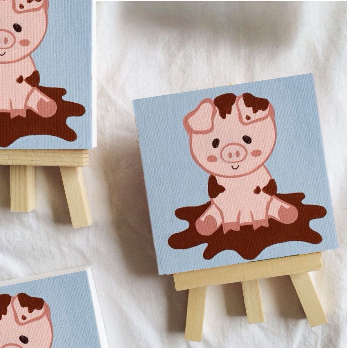 Kids Paint + Sip Pig Edition