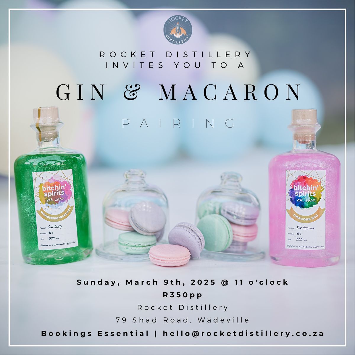 Gin & Macaron Pairing