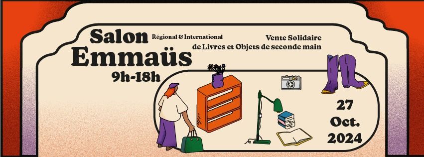 Salon Emma\u00fcs - Vente solidaire de livres et d'objets de seconde main