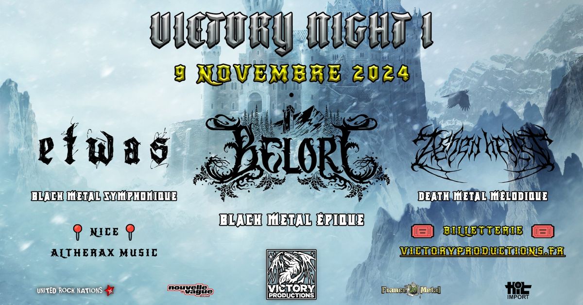 VICTORY NIGHT I : BELORE | ETWAS | ASHEN HEART (NICE - 06)