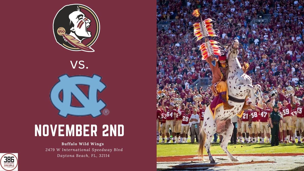 WATCH PARTY! FSU vs UNC (Time: TBD)