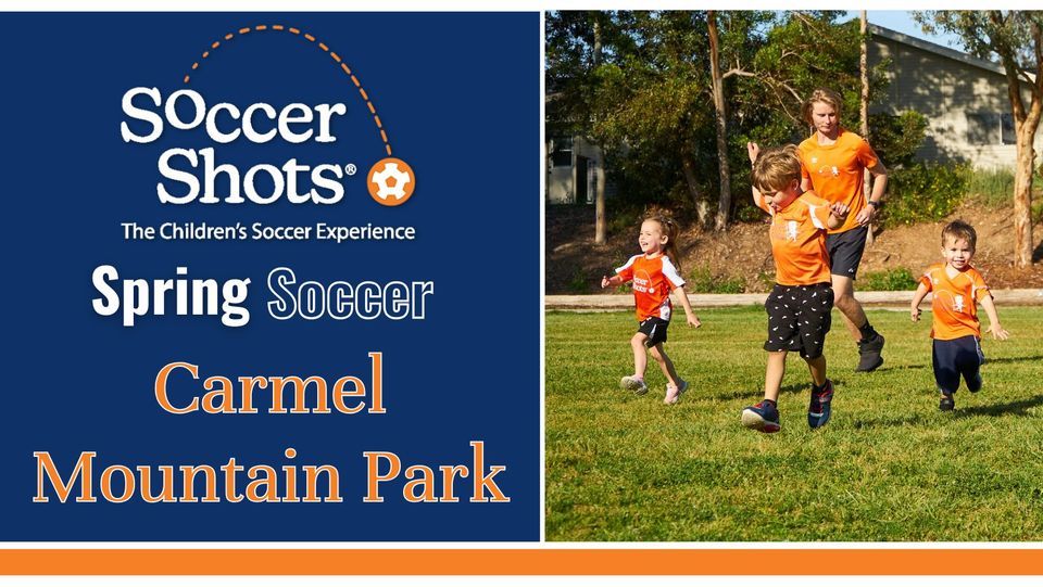 Soccer Shots at Carmel Mountain Park! - Spring Season