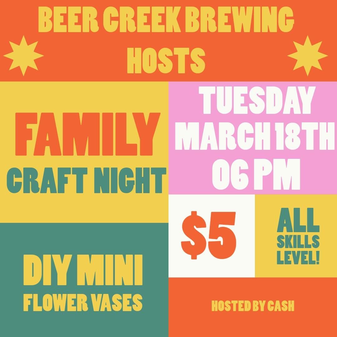 Craft Night @ Beer Creek Brewing Co.