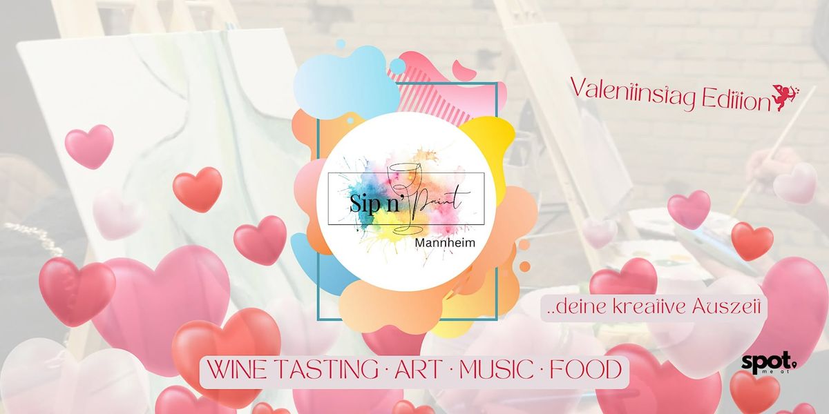 Valentinstag Sip n' Paint Mannheim