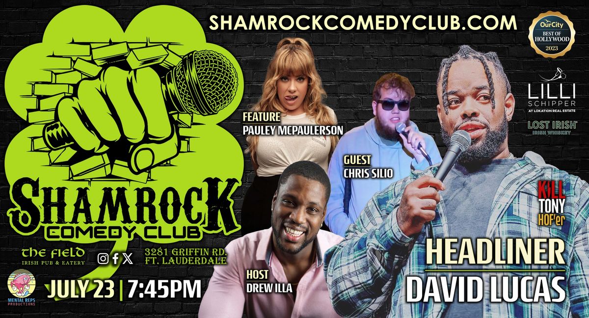 SHAMROCK COMEDY CLUB w\/ DAVID LUCAS