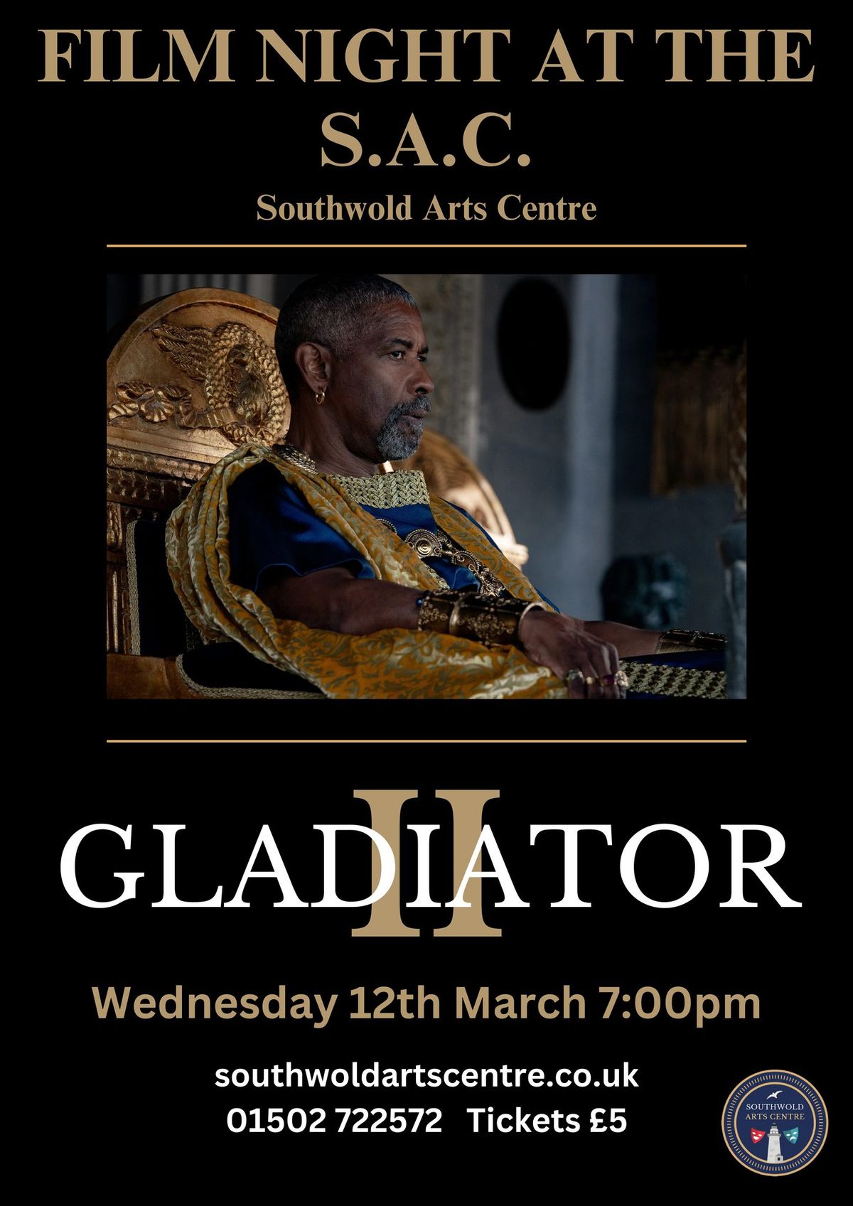 Film Night at the S.A.C ~ GLADIATOR II