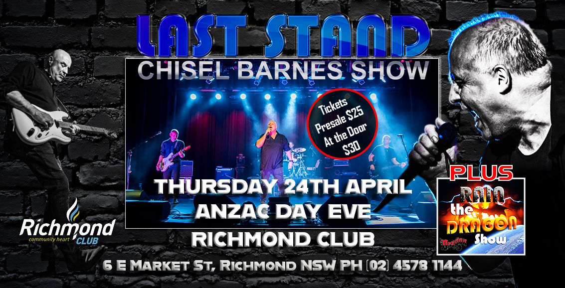 Chisel Barnes + Dragon - Richmond Club 24-4-25