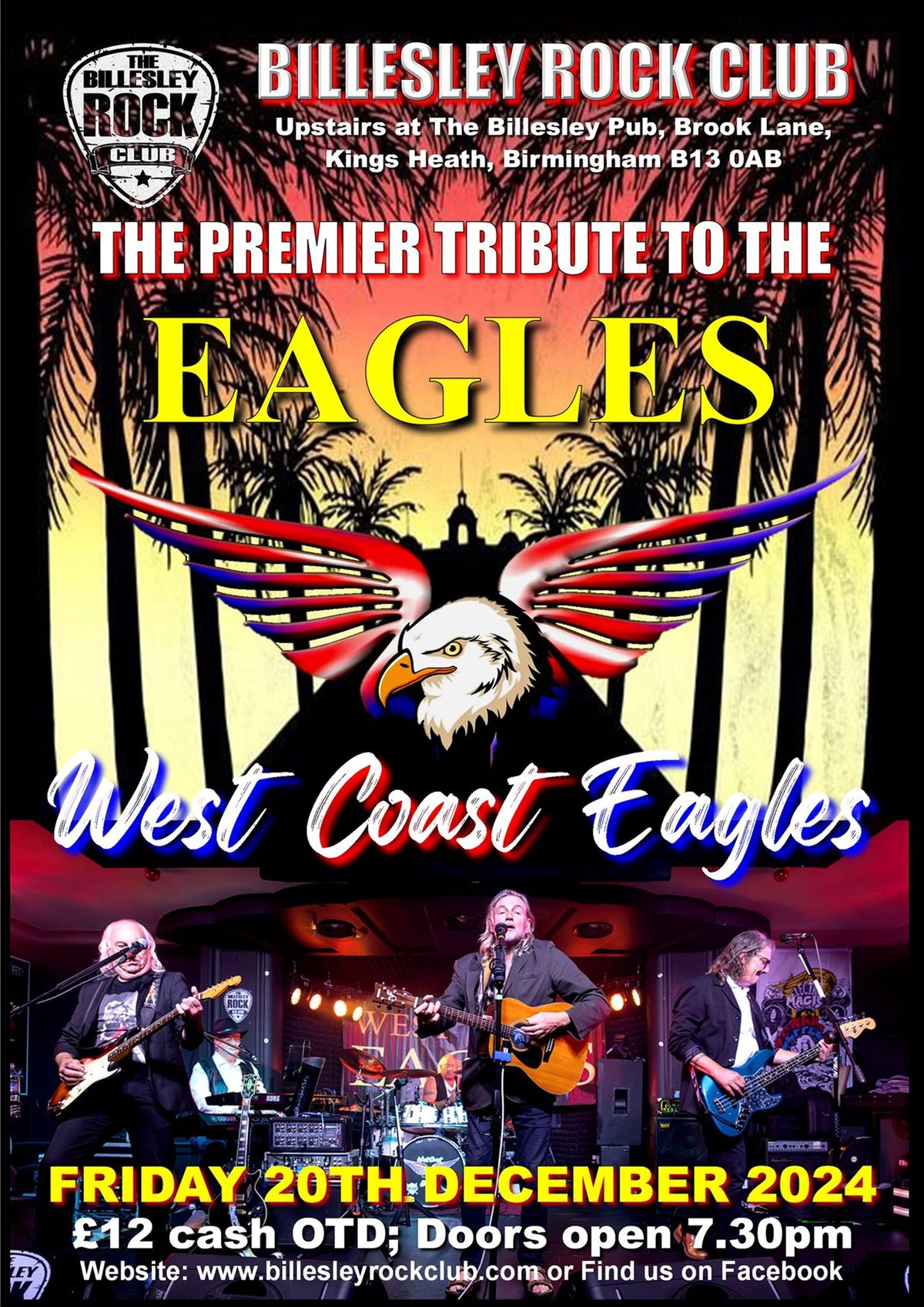 West Coast Eagles (Premier tribute to the Eagles) - \u00a312 OTD