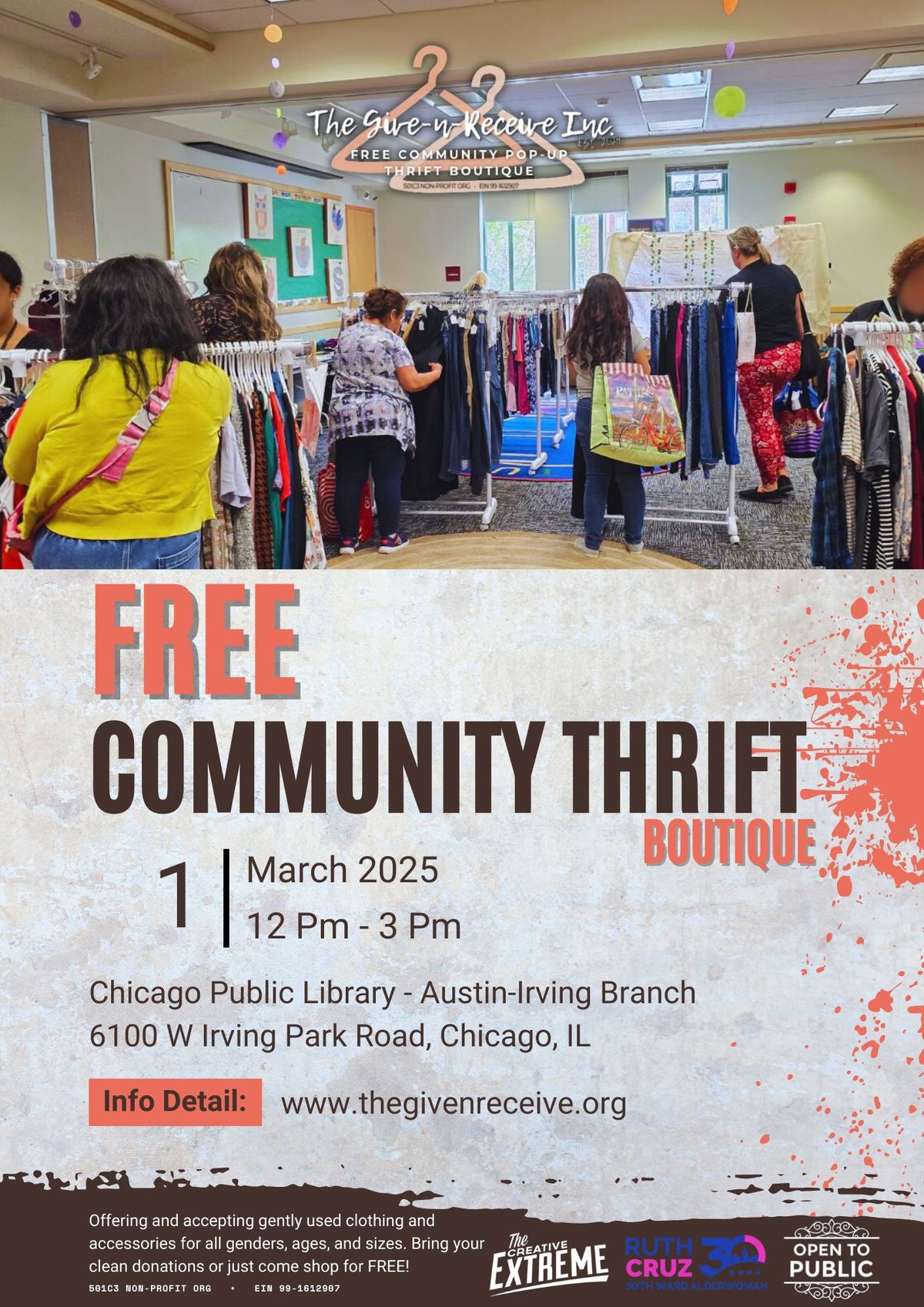 FREE Pop-up Thrift Boutique