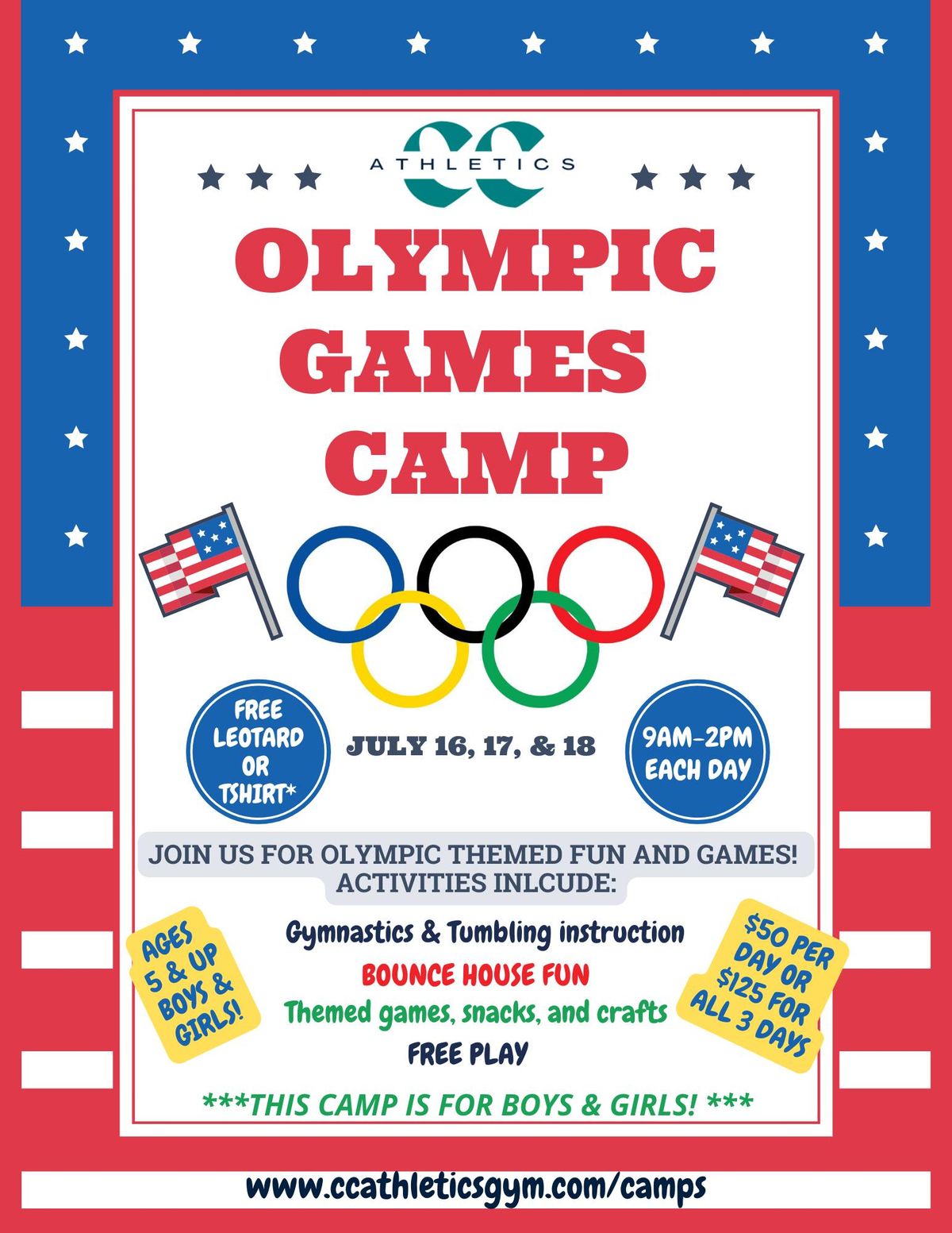 OLYMPIC GAMES CAMP