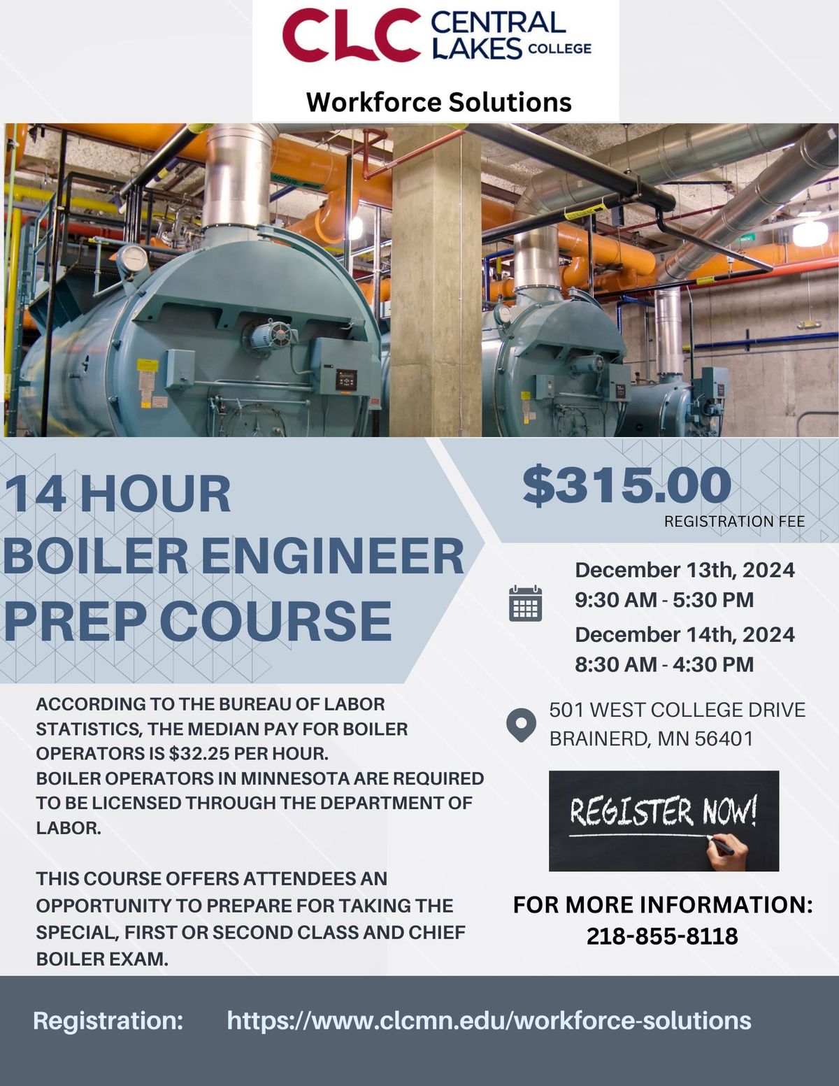 Boiler Engineer Prep Course 