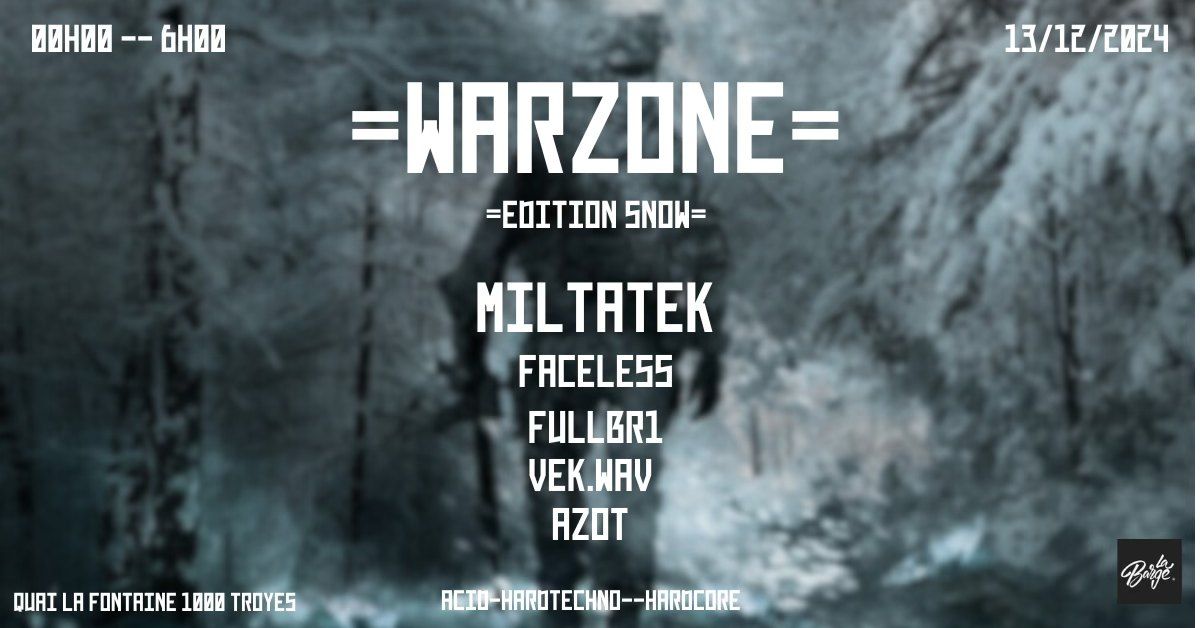 WARZONE EDITION SNOW