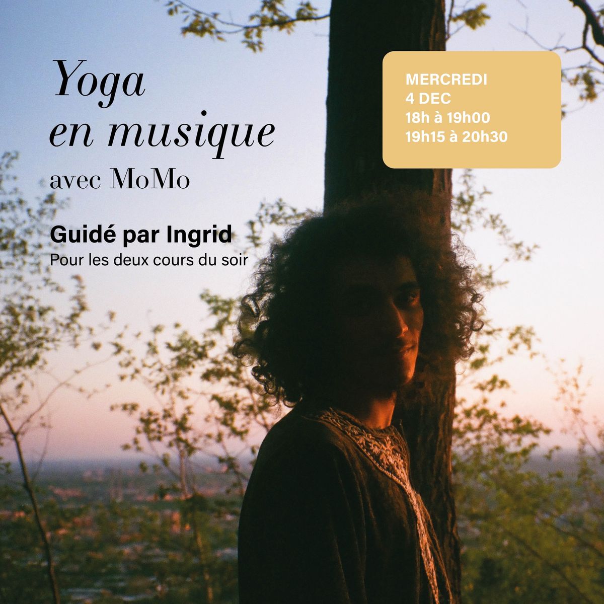 Yoga en musique avec MoMo, guid\u00e9 par Ingrid