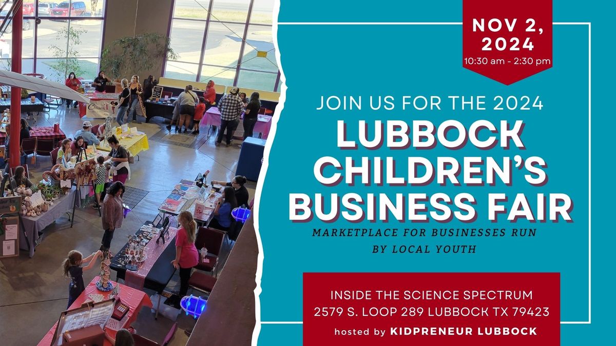 Lubbock Children's Business Fair 2024