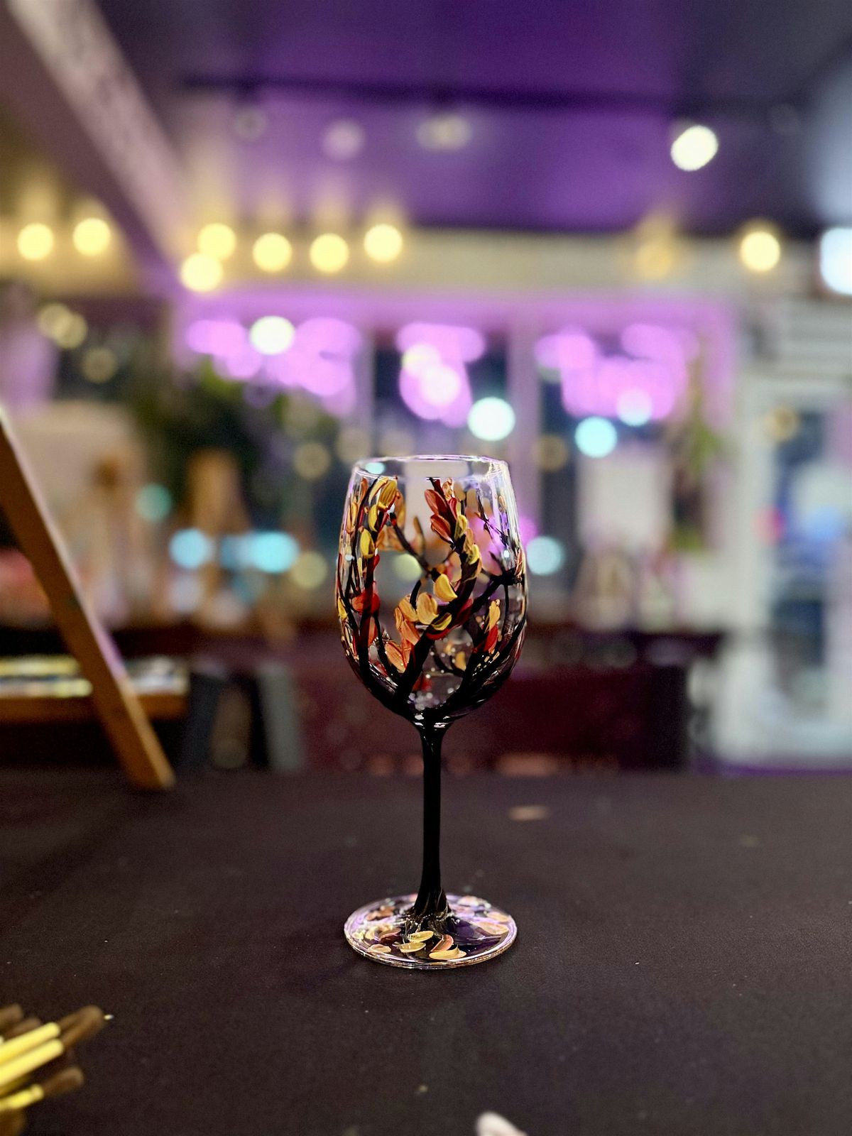 Day After Thanksgiving Wine Glass Painting Class